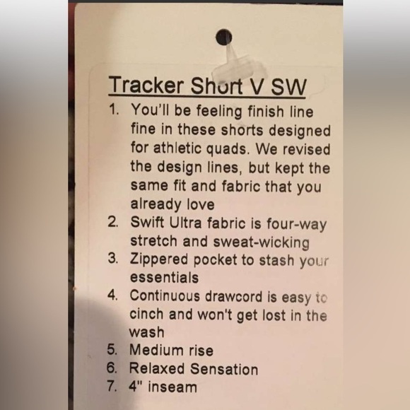 Lululemon Tracker Short V Seawheeze - Picture 8 of 8